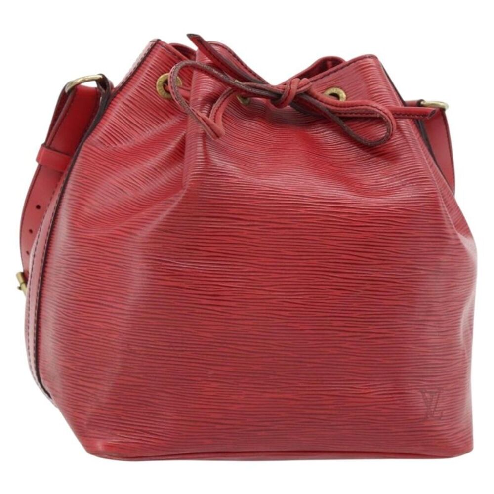 Louis Vuitton Petit Noe Epi Leather Red Leather Shoulder Bag Bag